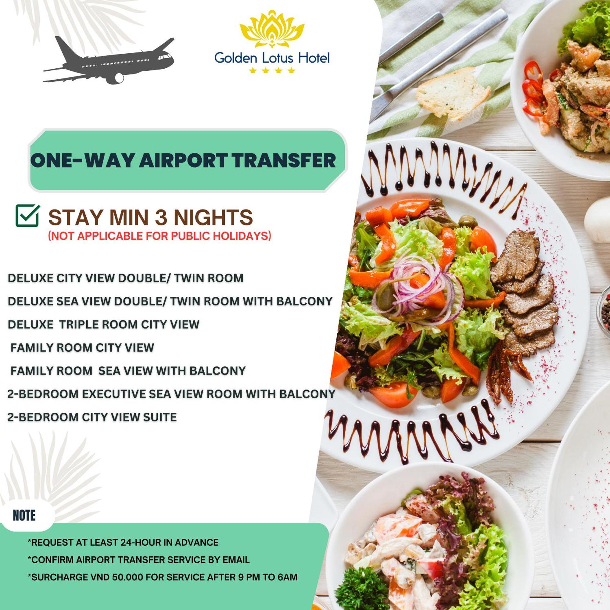Golden Lotus Hotel Da Nang - Rooftop Bar Sea View Екстер'єр фото